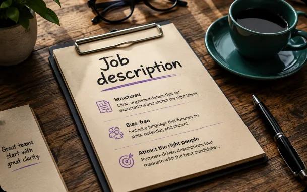 From a hiring need to a live, structured posting